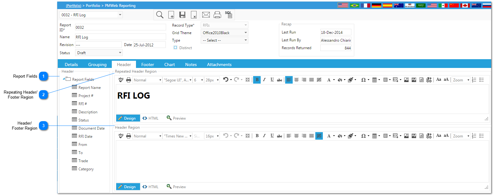 Adding Headers/Footers