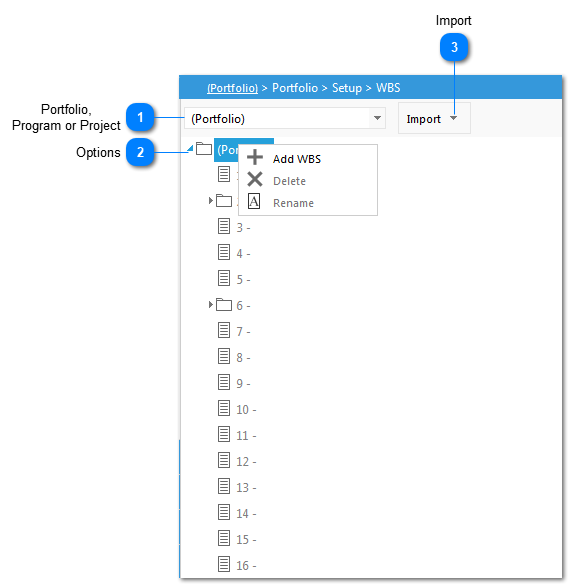 Adding WBS Codes