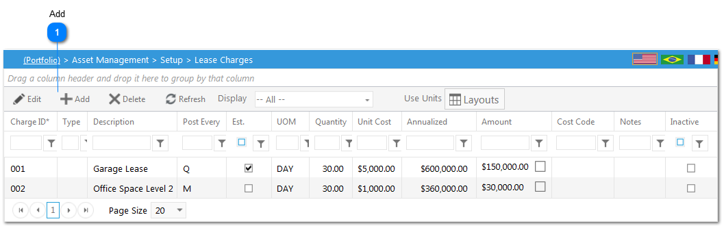 Lease Charges