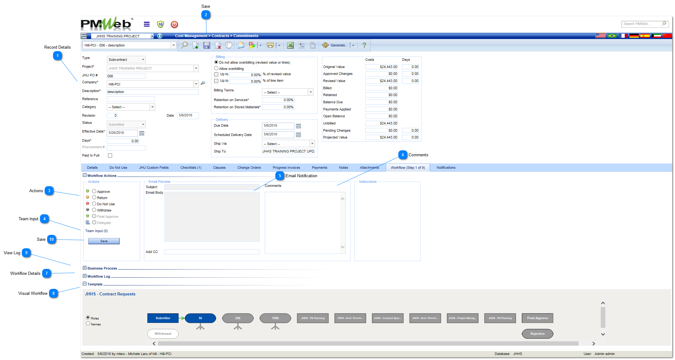 Responding to a Workflow Form